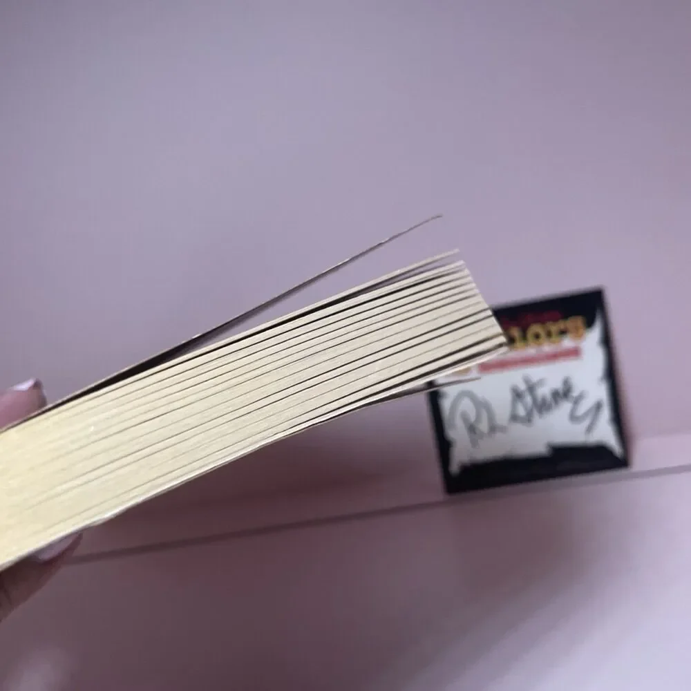 R.L. Stine Fear Street Seniors #3: The Thirst Original Paperback Book Autograph